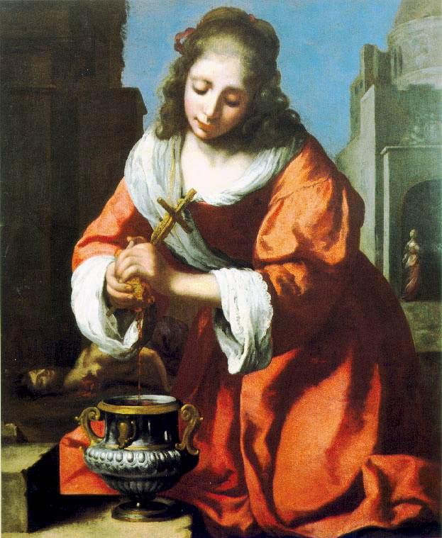 Johannes Vermeer Saint Praxidis